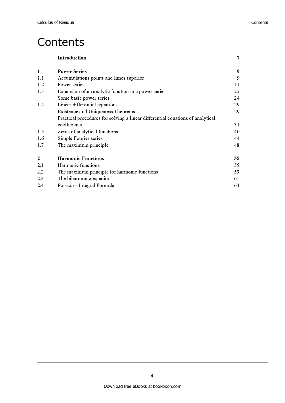 Calculus Of Residua Complex Functions Theory A-2 - Page 4