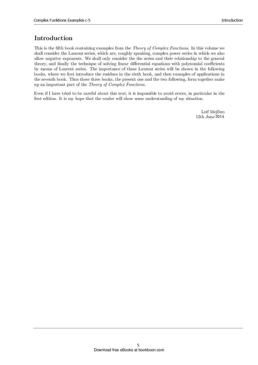 Complex Functions Examples C-5 - Page 5