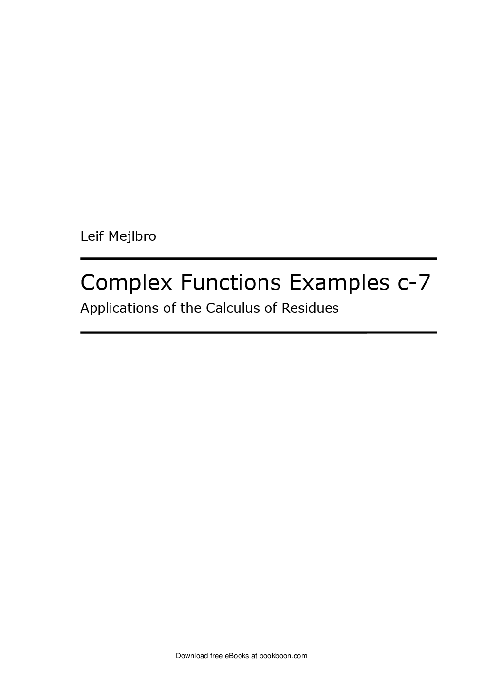 Complex Functions Examples C-7 - Page 2