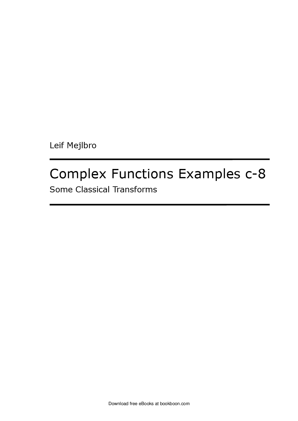 Complex Functions Examples C-8 - Page 2