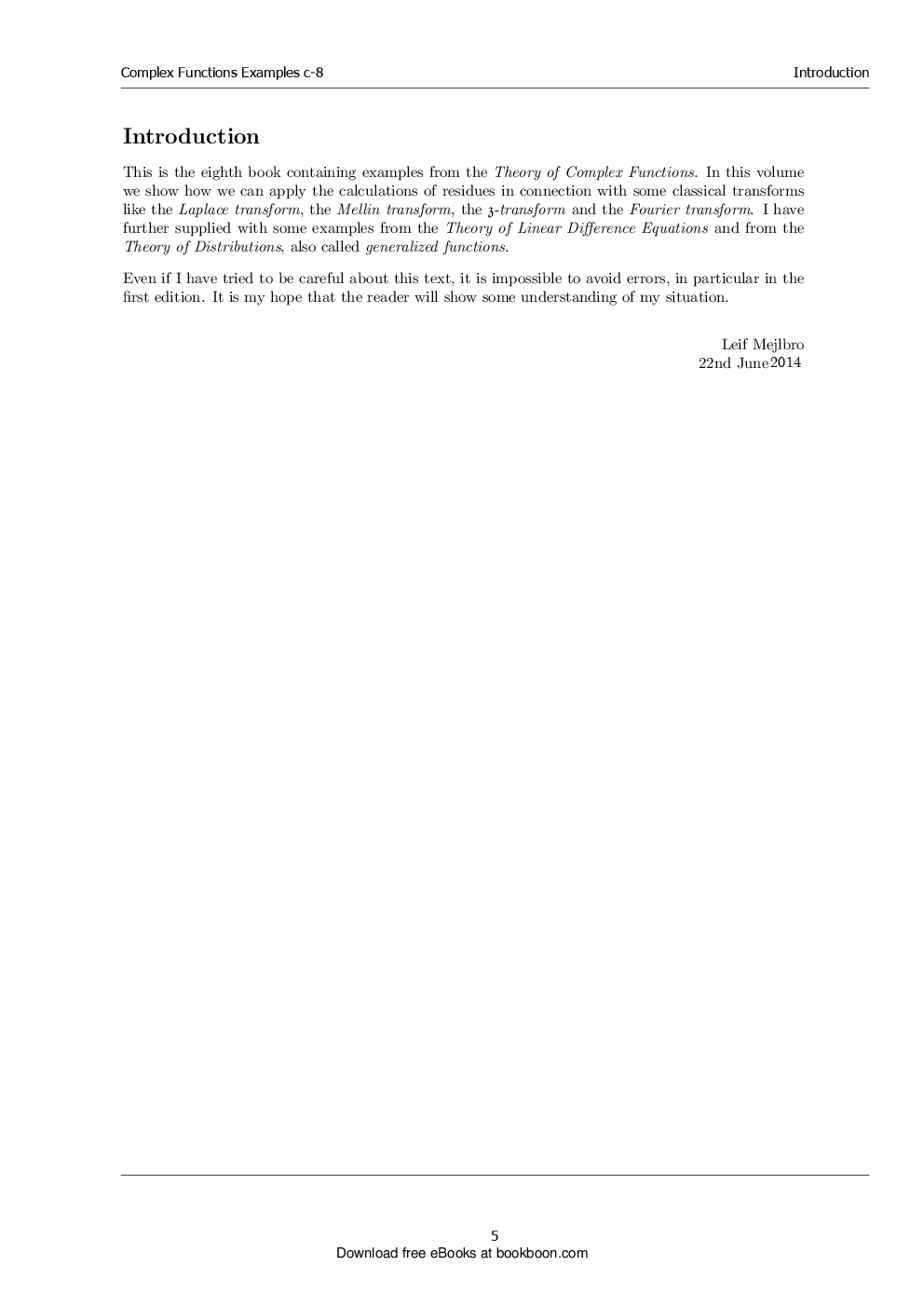 Complex Functions Examples C-8 - Page 5