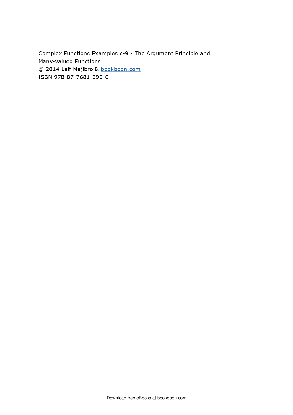 Complex Functions Examples C-9 - Page 3