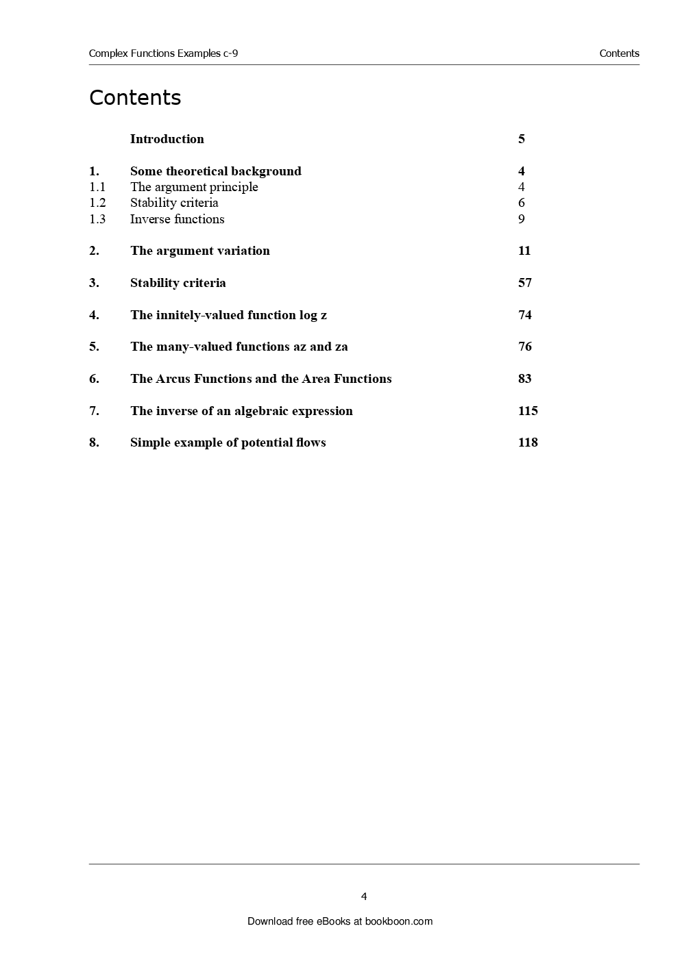 Complex Functions Examples C-9 - Page 4