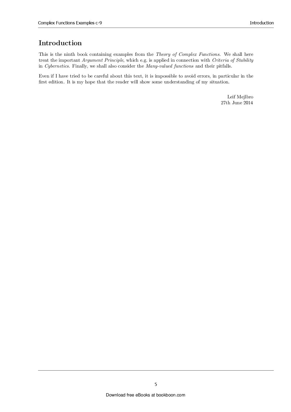 Complex Functions Examples C-9 - Page 5