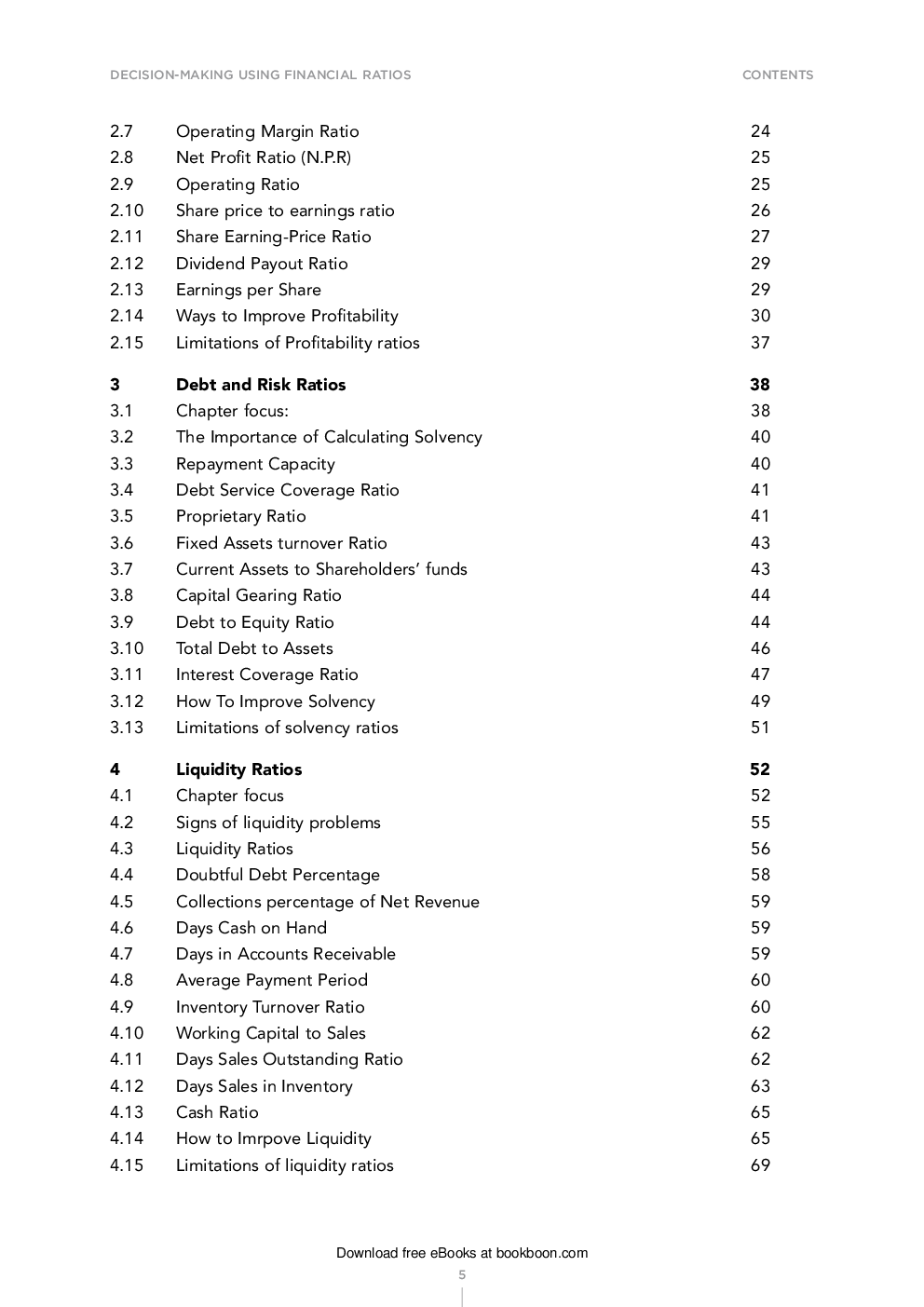 Decision Making Using Financial Ratios - Page 5