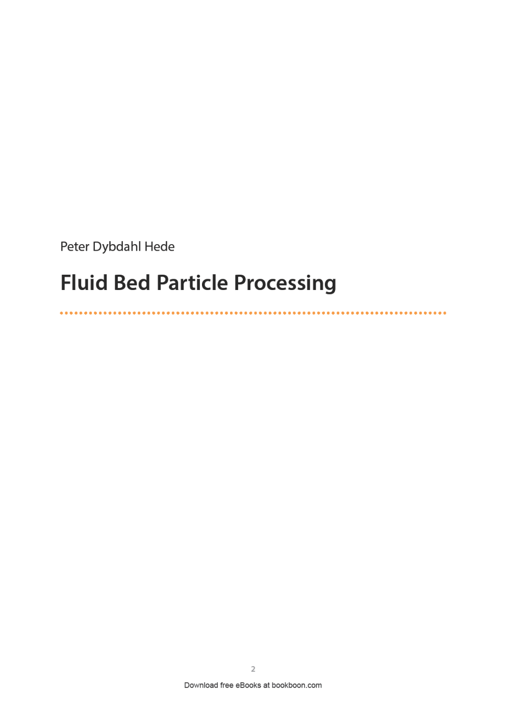 Fluid Bed Particle Processing - Page 2