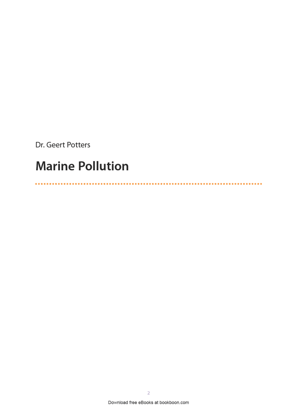 Marine Pollution - Page 2