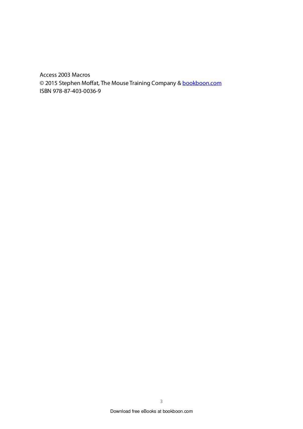 Access 2003 Macros - Page 3