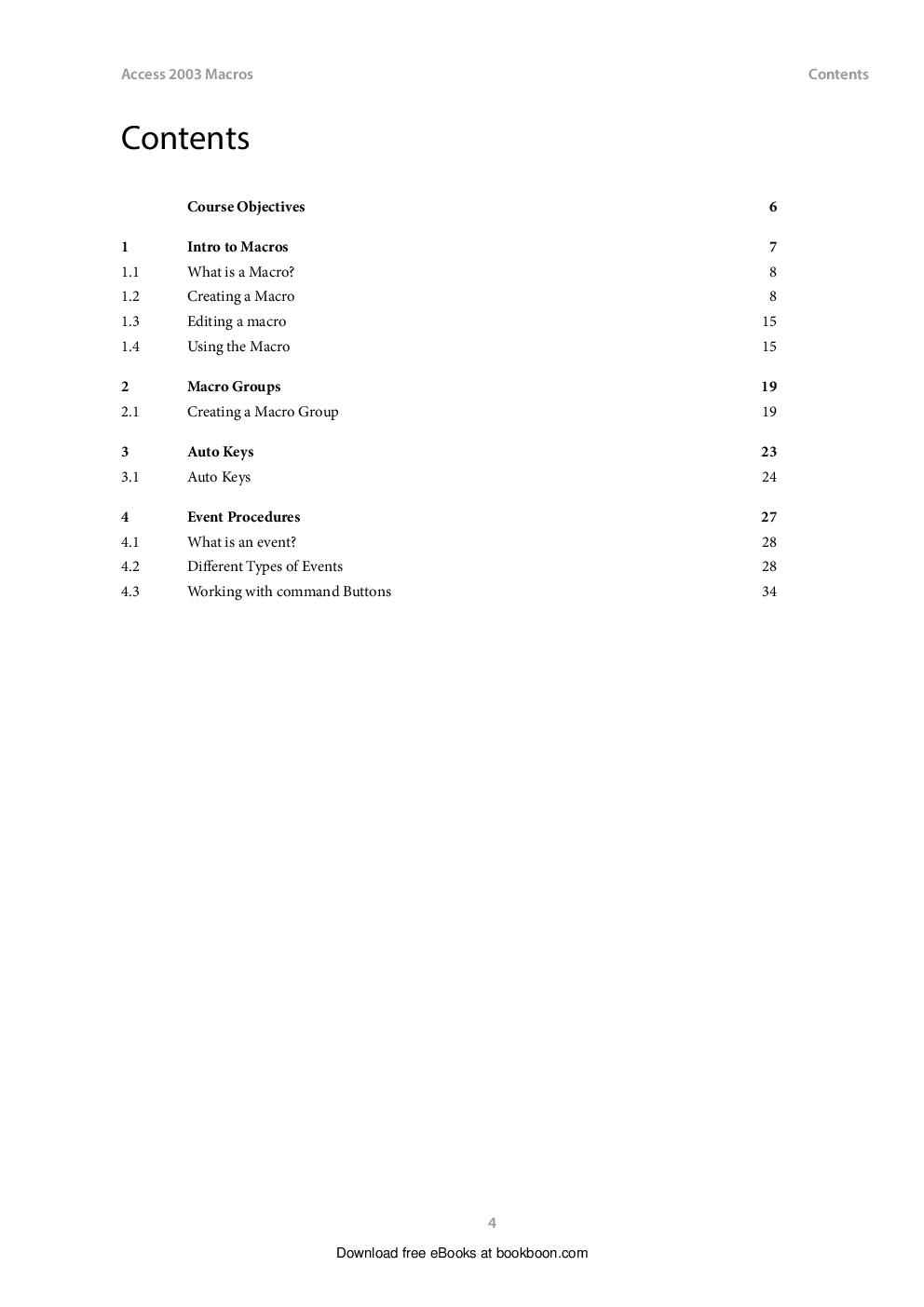 Access 2003 Macros - Page 4
