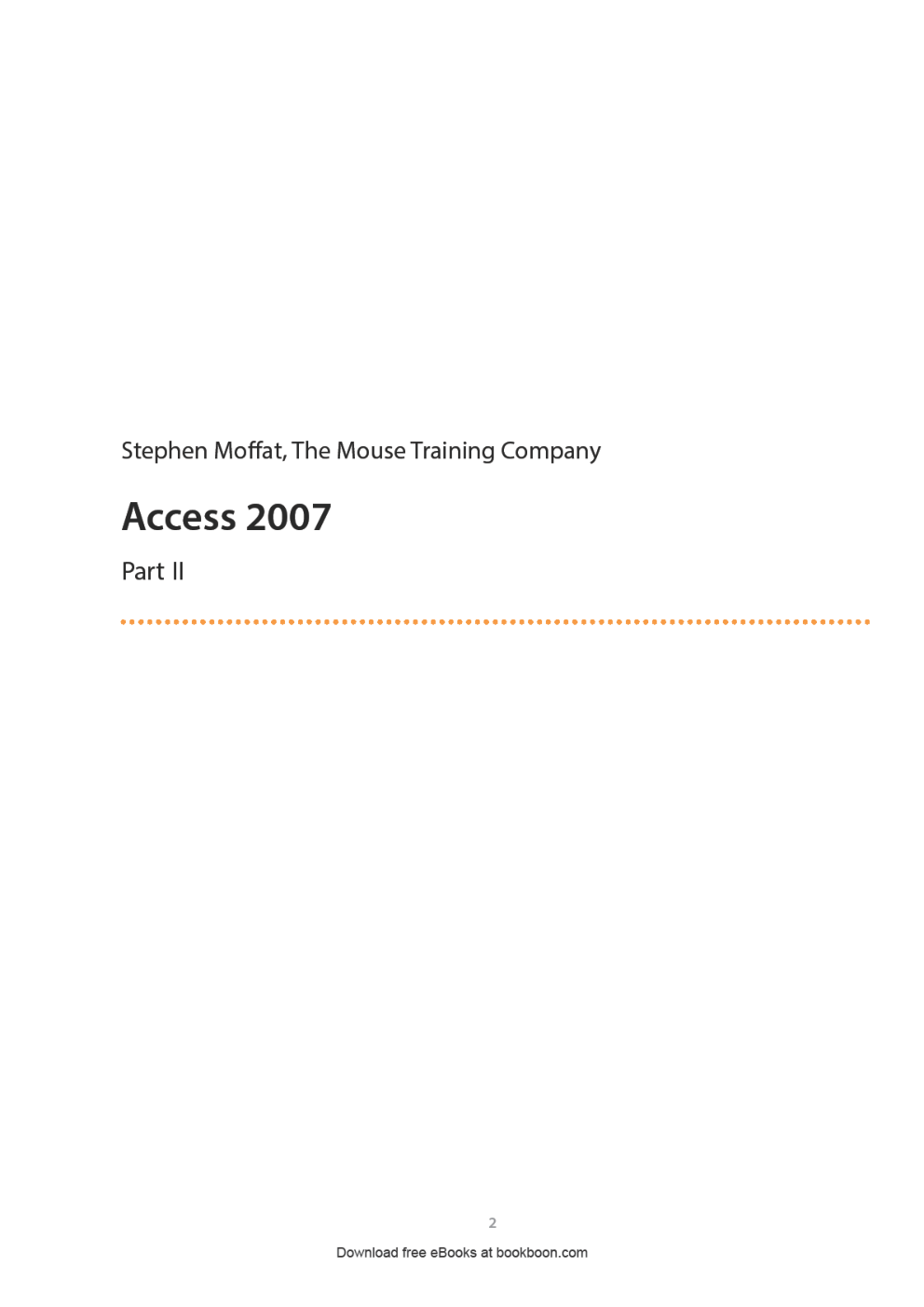 Access 2007 Part-II - Page 2