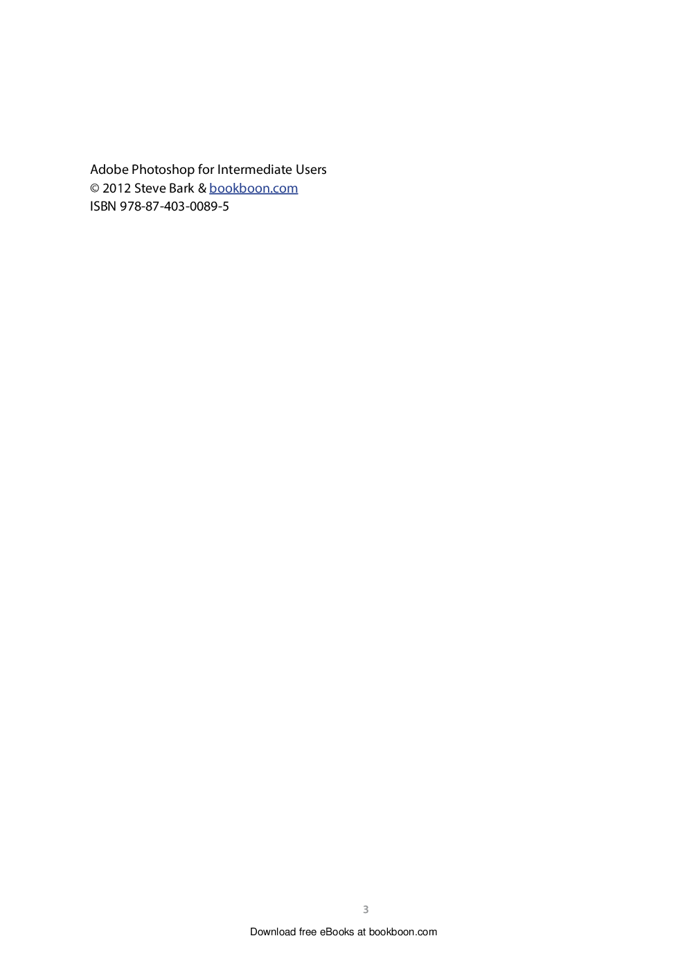 Adobe PhotoShop For Intermediate Users - Page 3