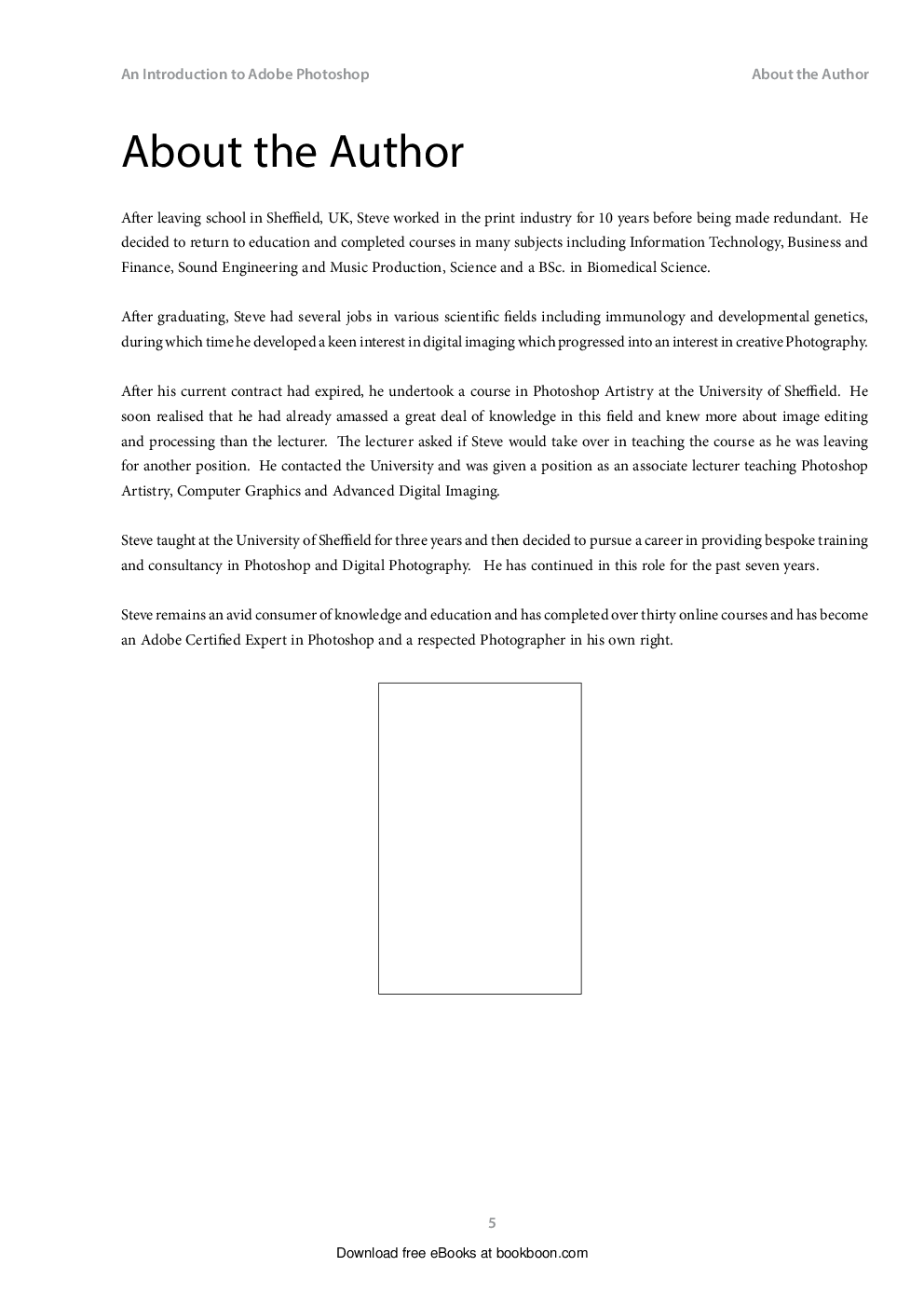 An Introduction To Adobe Photoshop - Page 5