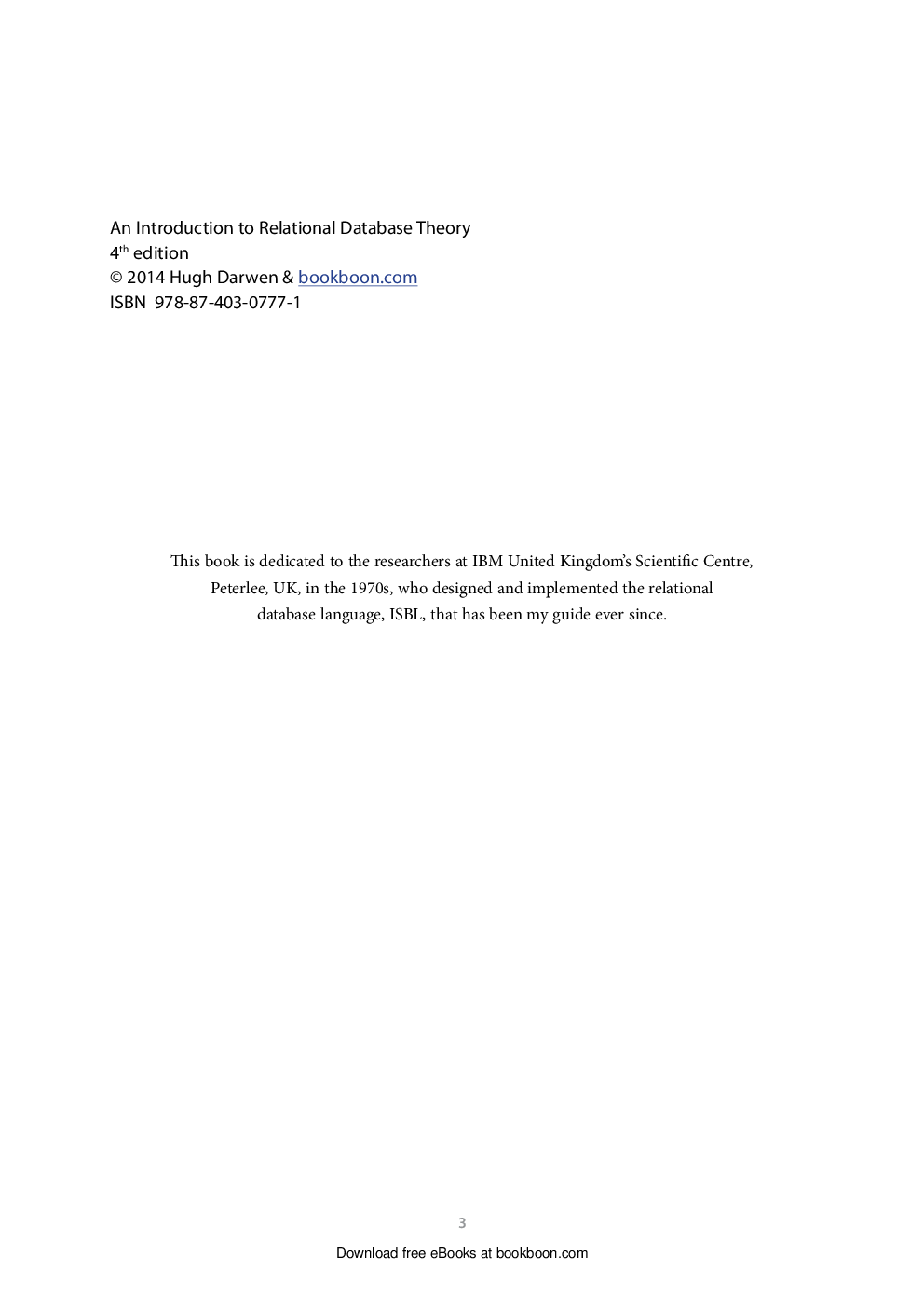 An Introduction To Relational Database Theory - Page 3