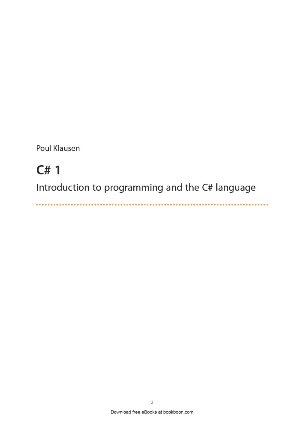 C# 1 - Page 2