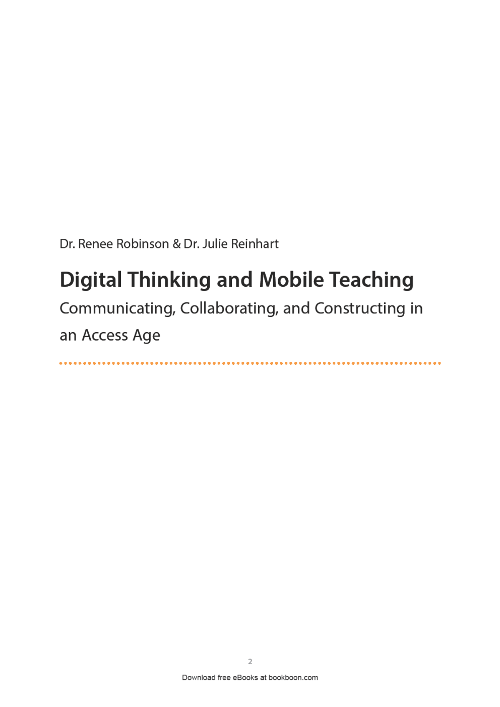 Digital Thinking And Mobile Teaching - Page 2