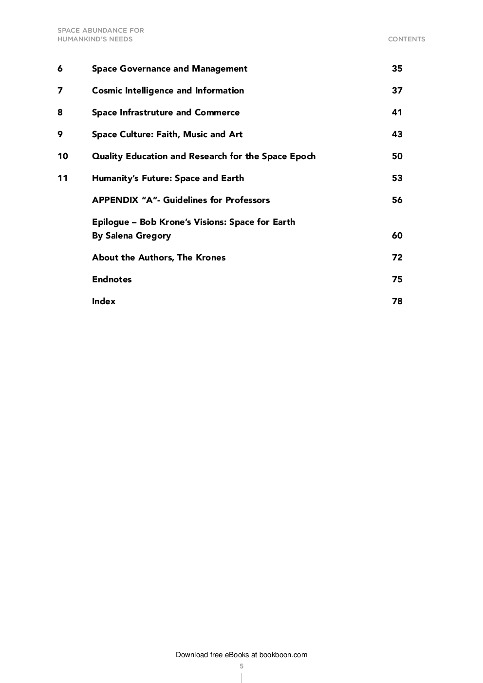Space Abundance For Humankind’s Needs - Page 5