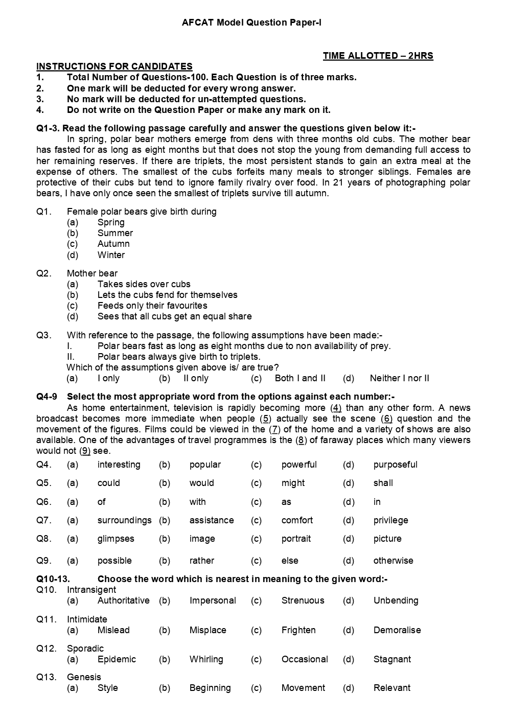 Model essay answers picture