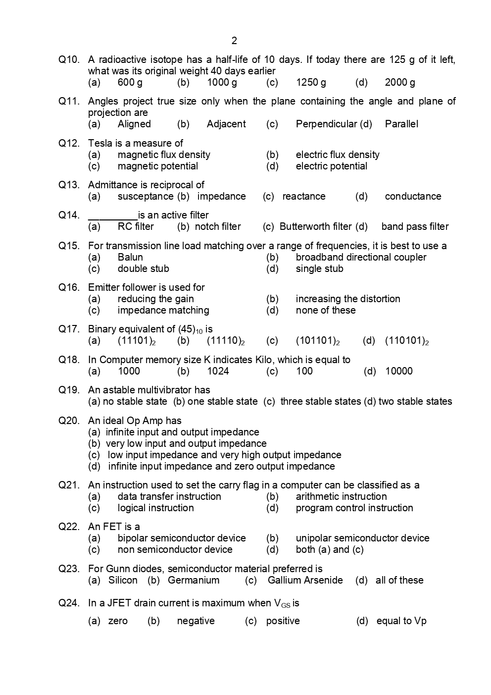 EKT E & EC Question Paper With Answer Paper-2 - Page 3