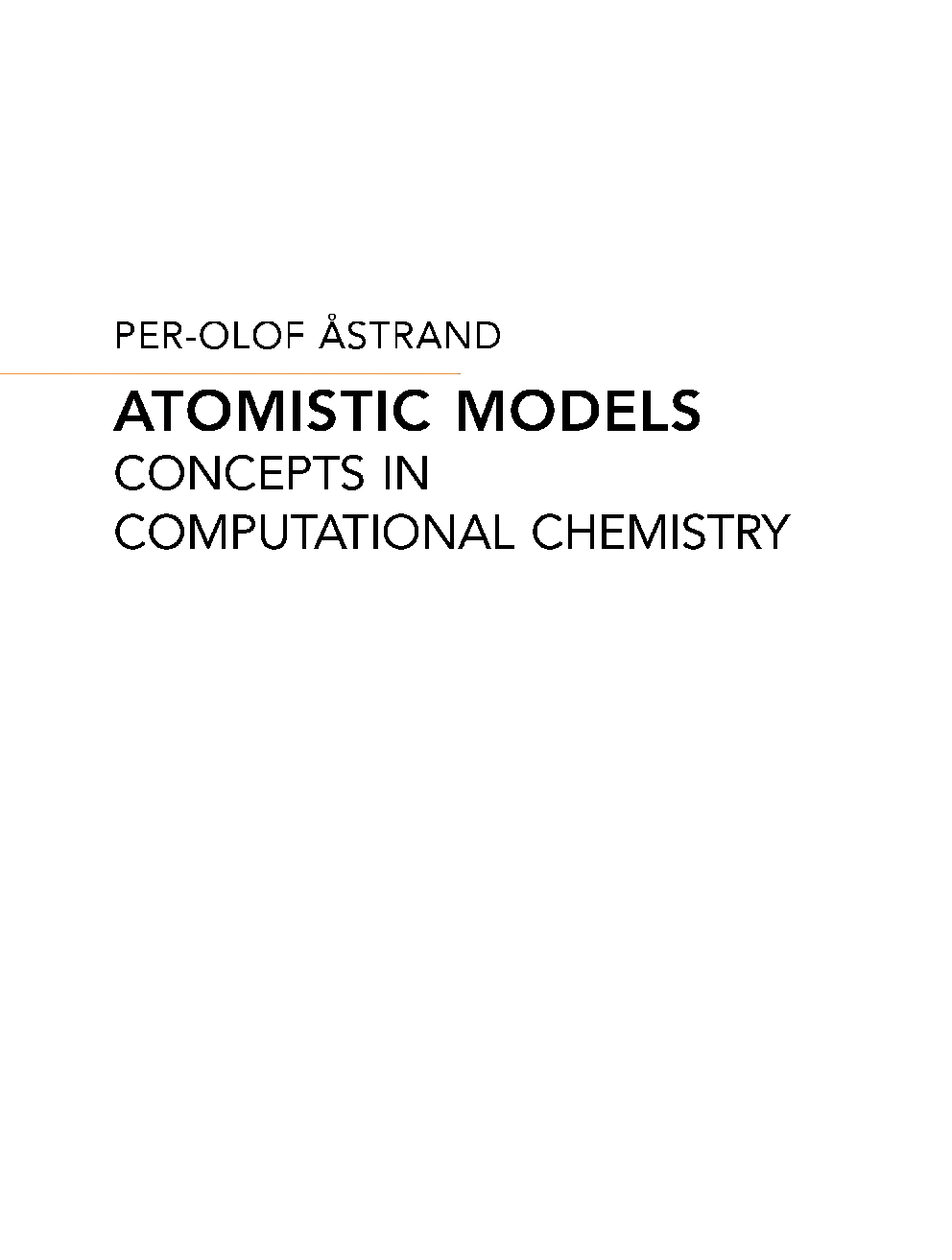 Atomistic Models - Page 2