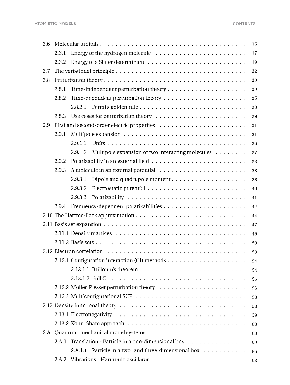 Atomistic Models - Page 4