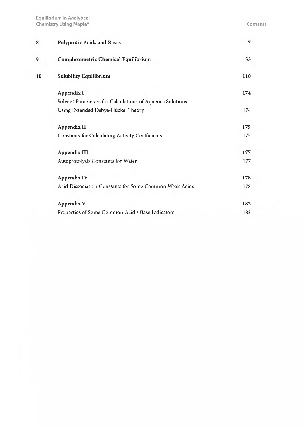 Equilibrium In Analytical Chemistry Using Maple - Page 4
