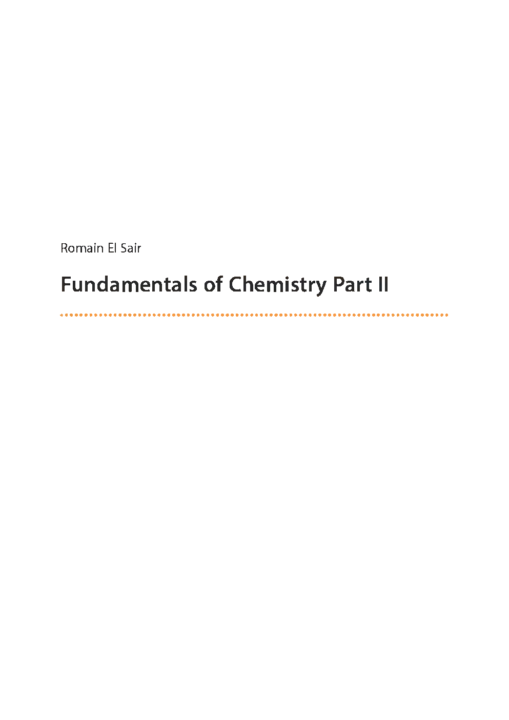 Fundamentals Of Chemistry Part II - Page 2