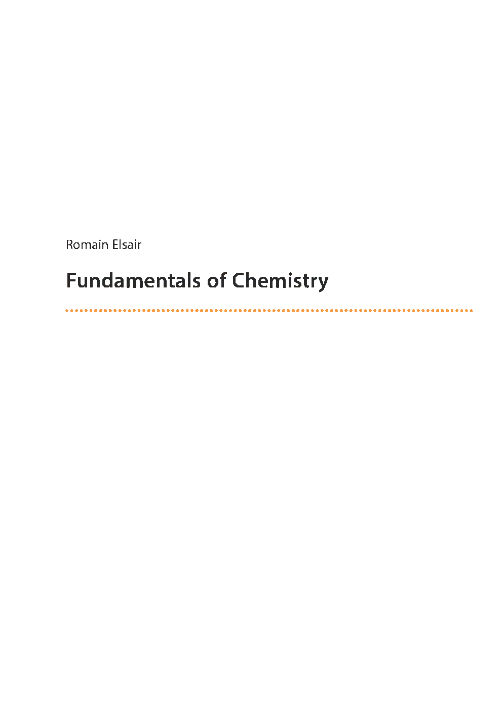 Fundamentals Of Chemistry Part I - Page 2