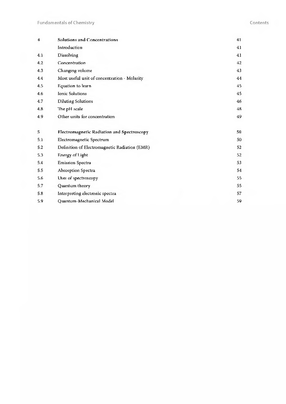 Fundamentals Of Chemistry Part I - Page 5