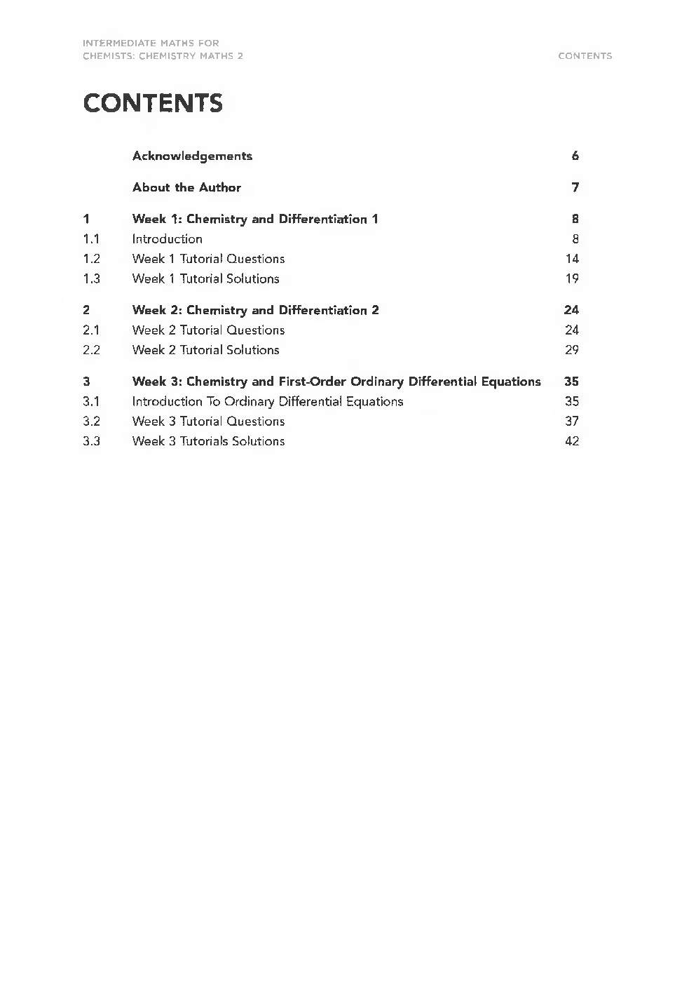 Intermediate Maths For Chemists - Page 3