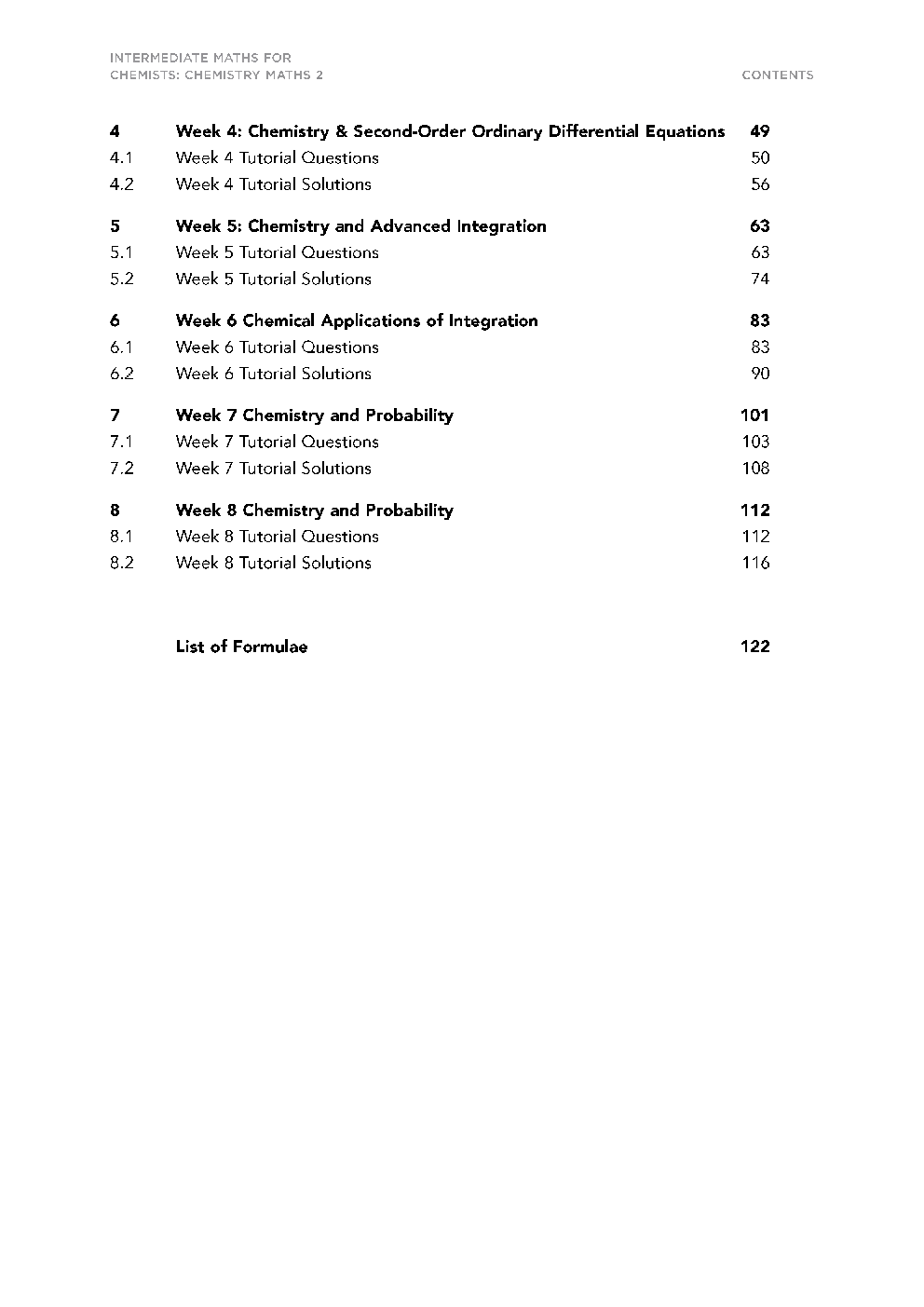 Intermediate Maths For Chemists - Page 4