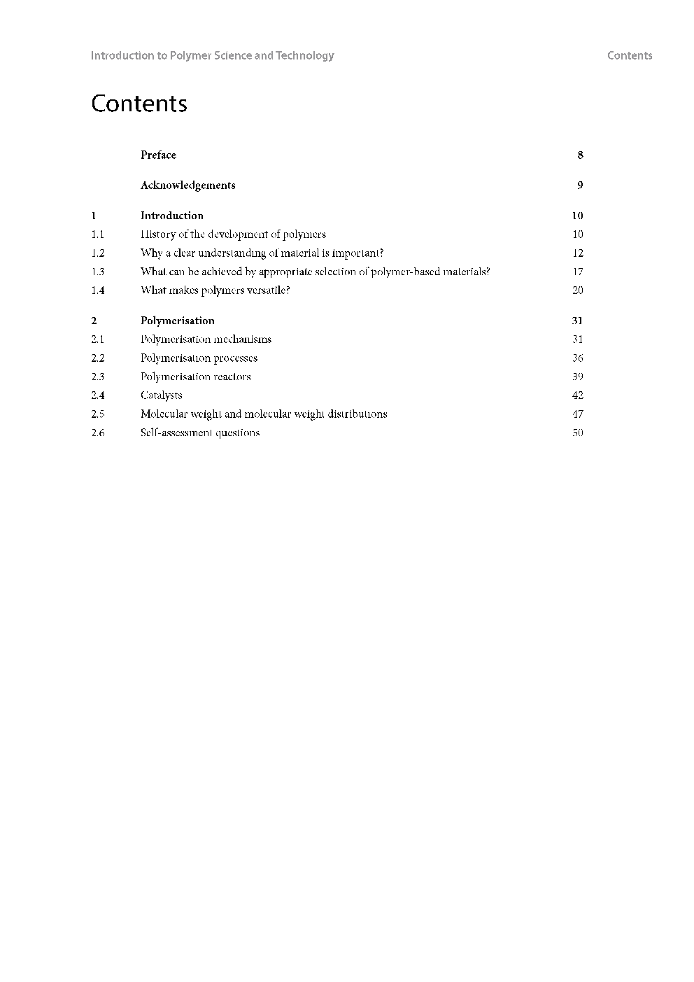 Introduction To Polymer Science And Technology - Page 3