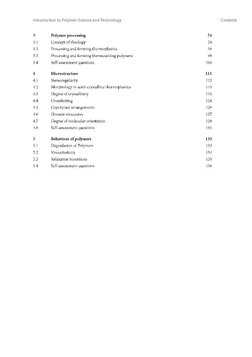 Introduction To Polymer Science And Technology - Page 4