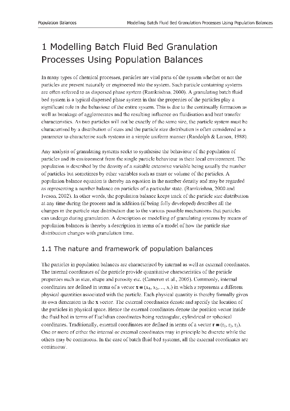 Modelling Batch Systems Using Population Balances - Page 4