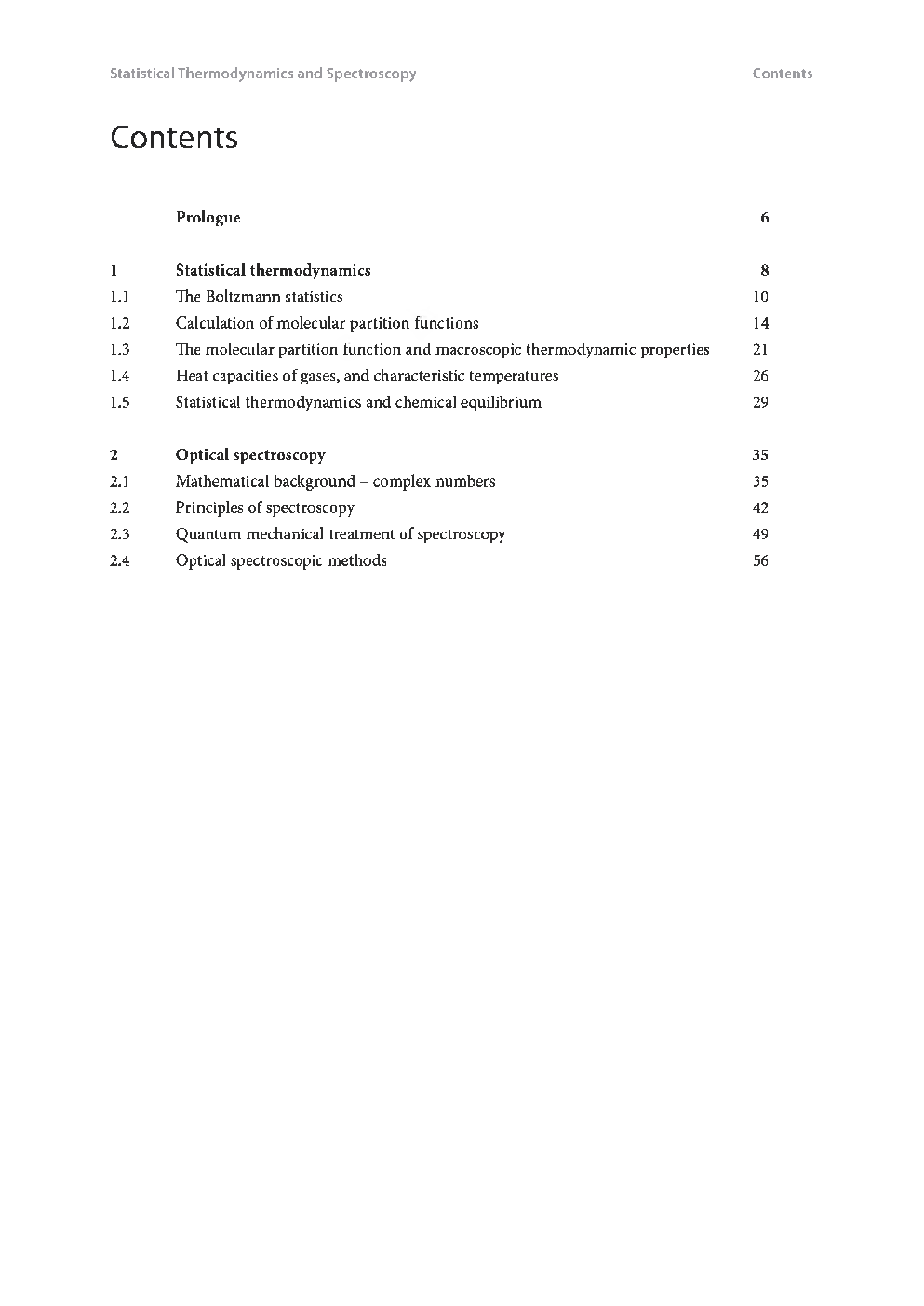 Statistical Thermodynamics And Spectroscopy - Page 3