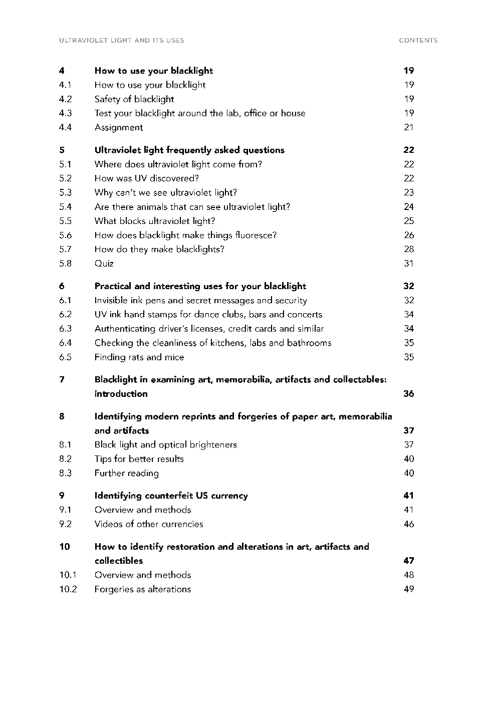 Ultraviolet Light And Its Uses - Page 4