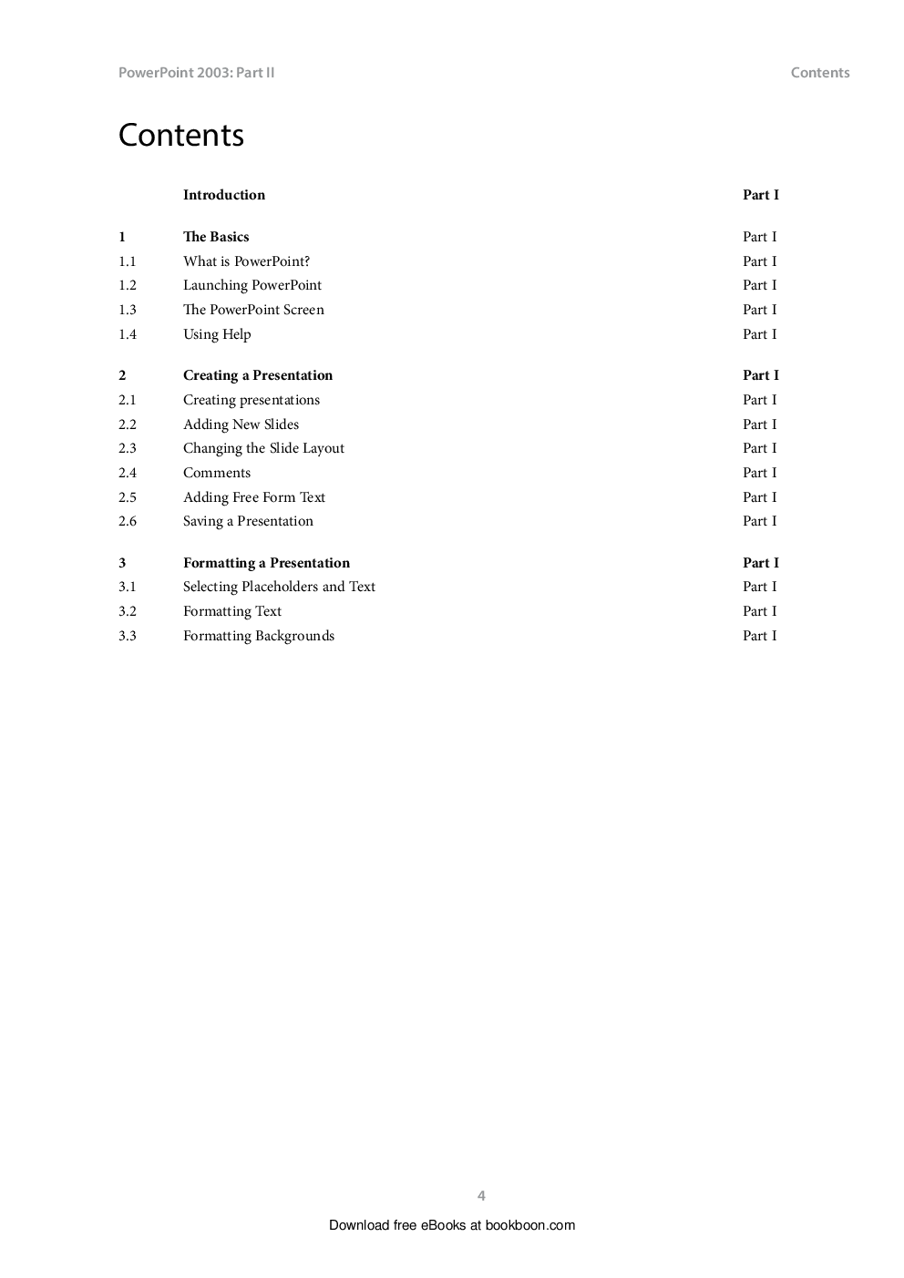 Power Point 2003 Part-II - Page 4