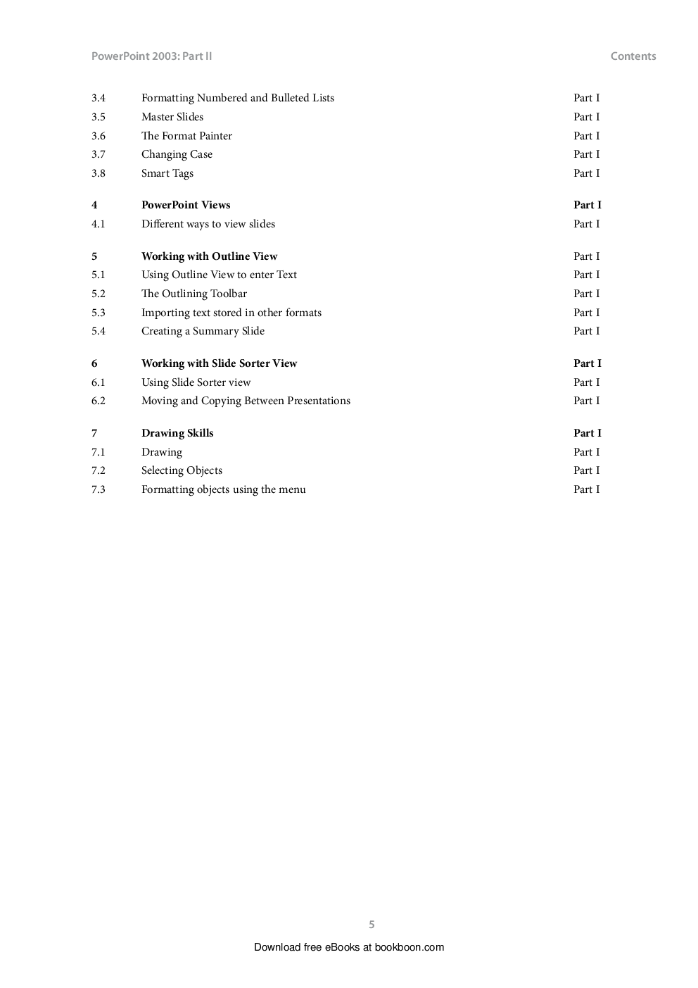 Power Point 2003 Part-II - Page 5