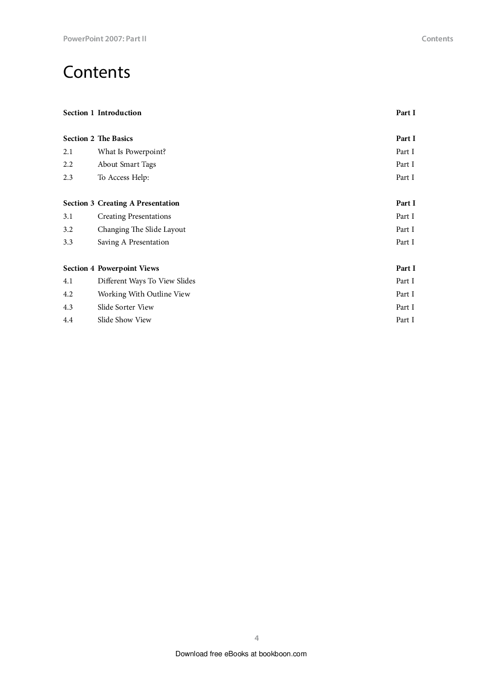 Power Point 2007 Part-II - Page 4