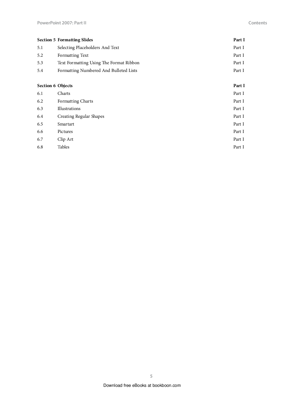 Power Point 2007 Part-II - Page 5