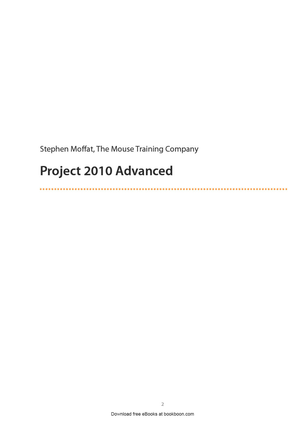 Project 2010 Advanced - Page 2