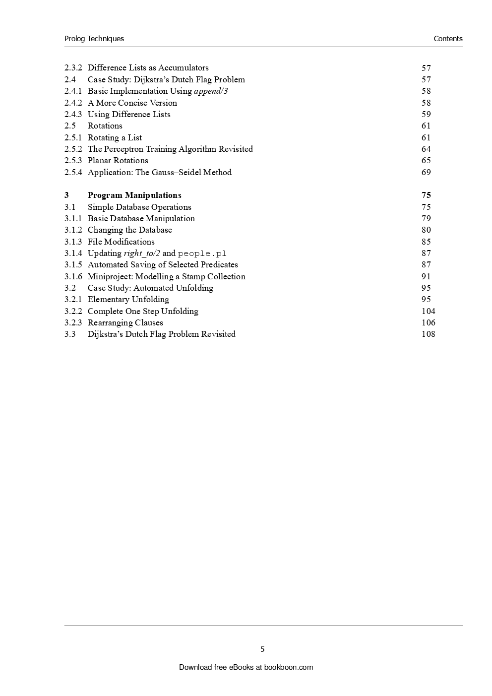 Prolog Techniques - Page 5
