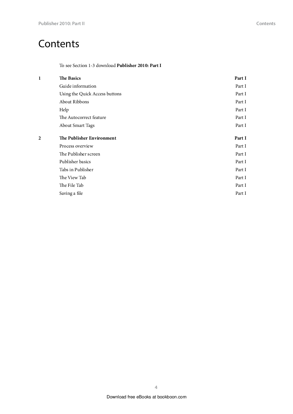 Publisher 2010 Part-II - Page 4