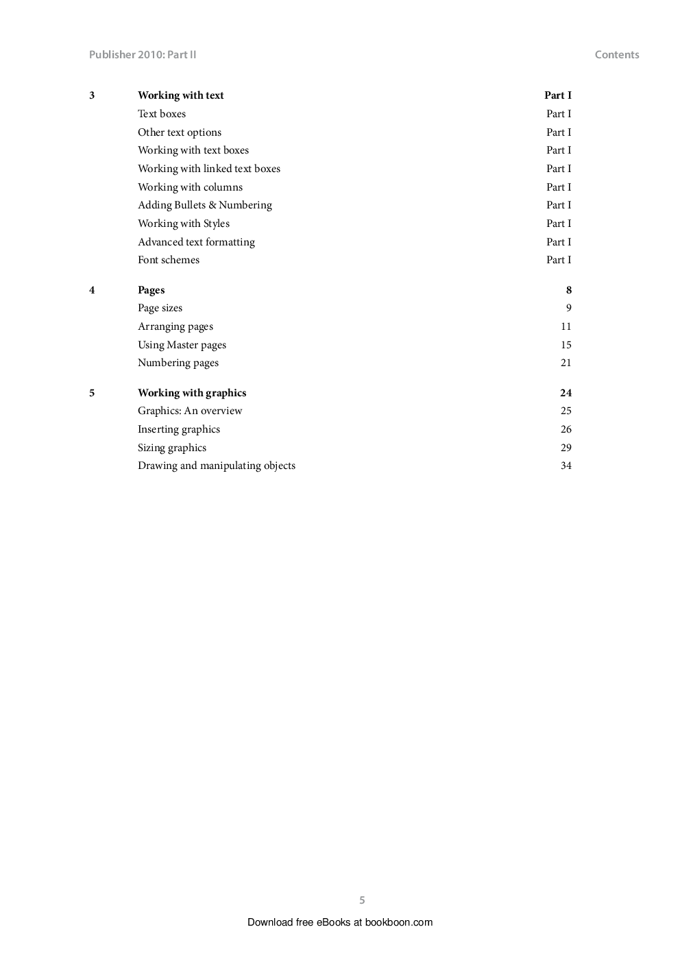 Publisher 2010 Part-II - Page 5