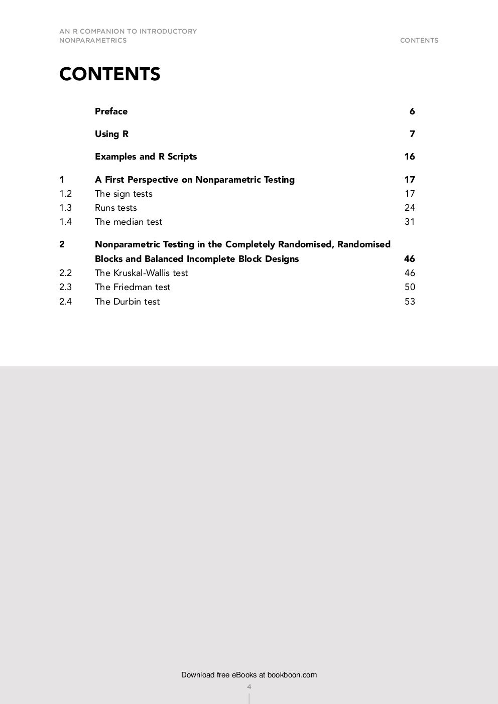 R Companion To Introductory Nonparametrics - Page 4