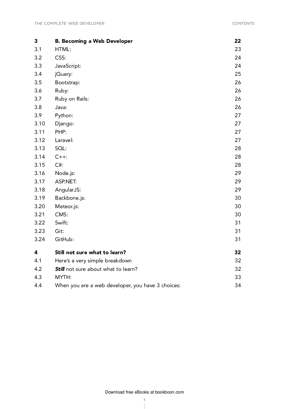 The Complete Web Developer - Page 5