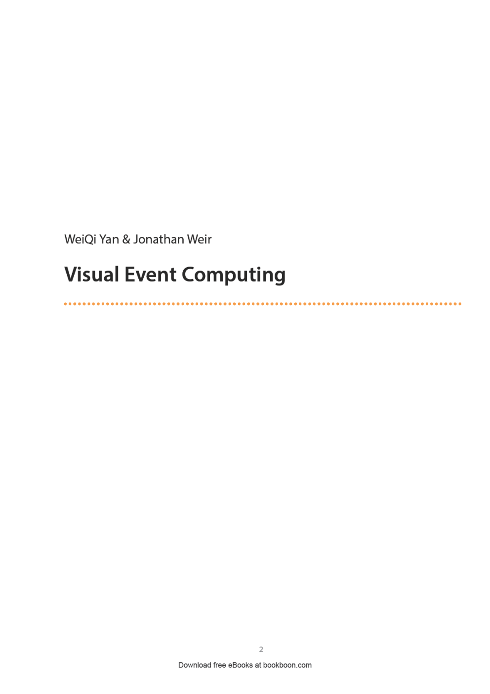 Visual Event Computing - Page 2