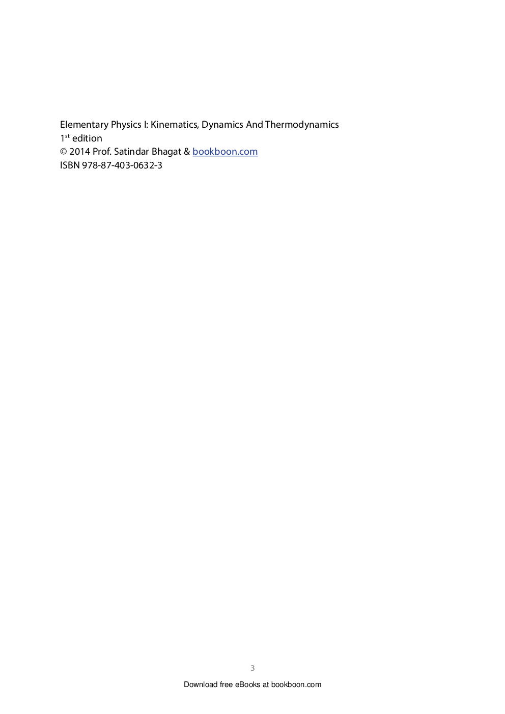 Elementary Physics I - Page 3
