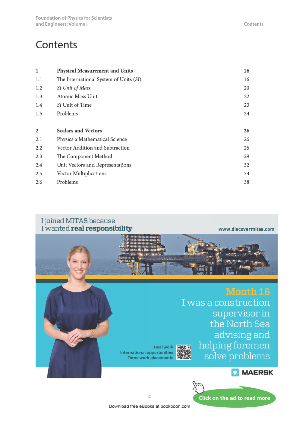Foundation Of Physics For Scientists And Engineers - Page 4