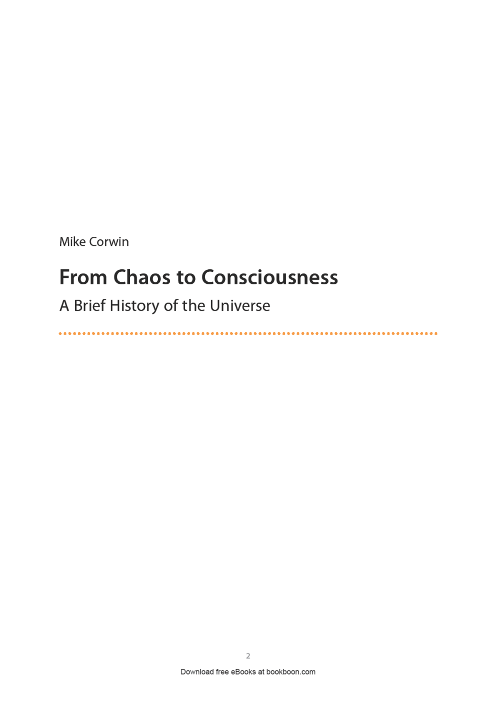 From Chaos To Consciousness - Page 2