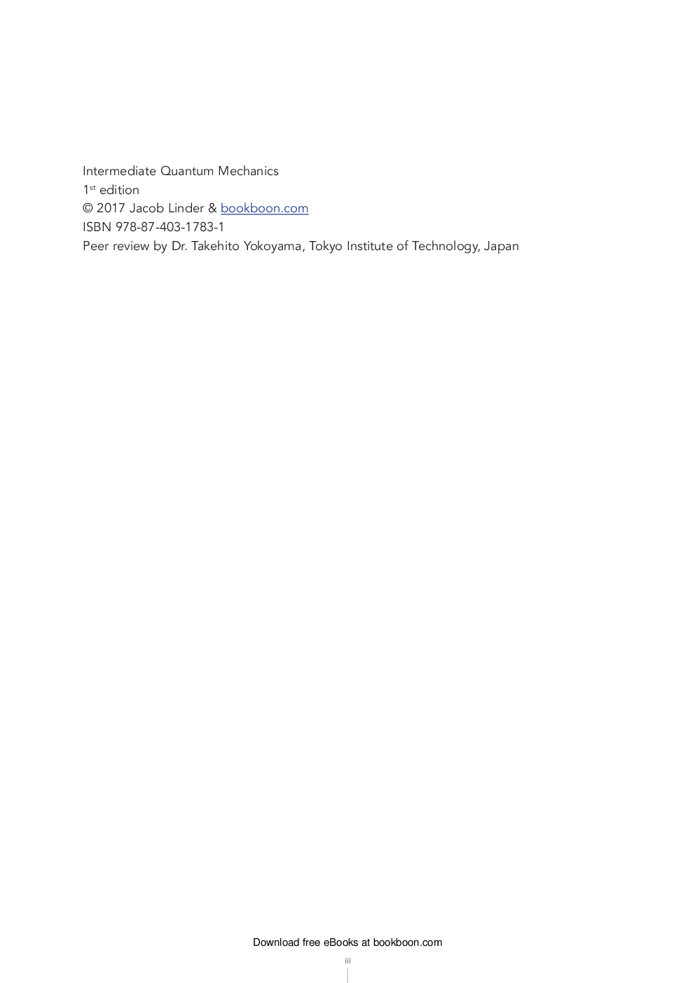 Intermediate Quantum Mechanics - Page 3